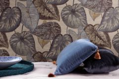 TA25051 cikkszámú tapéta,  Egyeb Tahiti tapéta katalógusából Természeti mintás,textil hatású,kék,szürke,zöld,lemosható,vlies tapéta