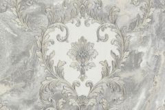 83603 cikkszámú tapéta,  Emiliana Parati Carrara Best tapéta katalógusából Barokk-klasszikus,dekor,kőhatású-kőmintás,márvány,természeti mintás,ezüst,szürke,súrolható,vlies tapéta