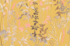 10258-03 cikkszámú tapéta,  Erismann Casual Chic tapéta katalógusából Természeti mintás,barna,pink-rózsaszín,sárga,lemosható,vlies tapéta
