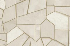 10445-02 cikkszámú tapéta,  Erismann Elle 4 tapéta katalógusából 3d hatású,beton,geometriai mintás,kőhatású-kőmintás,arany,bézs-drapp,lemosható,vlies tapéta
