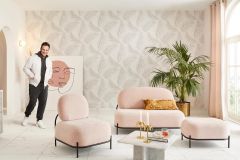 10221-37 cikkszámú tapéta,  Erismann Fashion for Walls 3 tapéta katalógusából Természeti mintás,fehér,szürke,lemosható,vlies tapéta