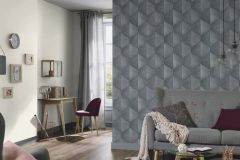 10370-10 cikkszámú tapéta,  Erismann Fashion for Walls 4 tapéta katalógusából 3d hatású,geometriai mintás,metál-fényes,szürke,lemosható,vlies tapéta