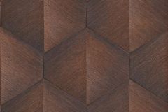 10370-48 cikkszámú tapéta,  Erismann Fashion for Walls 4 tapéta katalógusából 3d hatású,geometriai mintás,metál-fényes,barna,lemosható,vlies tapéta