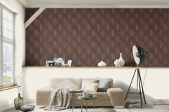 10370-48 cikkszámú tapéta,  Erismann Fashion for Walls 4 tapéta katalógusából 3d hatású,geometriai mintás,metál-fényes,barna,lemosható,vlies tapéta