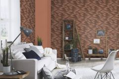 10372-48 cikkszámú tapéta,  Erismann Fashion for Walls 4 tapéta katalógusából Absztrakt,metál-fényes,barna,lemosható,vlies tapéta
