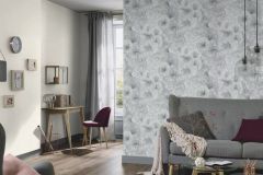 10373-10 cikkszámú tapéta,  Erismann Fashion for Walls 4 tapéta katalógusából 3d hatású,metál-fényes,természeti mintás,ezüst,szürke,lemosható,vlies tapéta