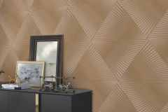 10404-30 cikkszámú tapéta,  Erismann Spotlight 2 tapéta katalógusából 3d hatású,dekor,geometriai mintás,arany,lemosható,vlies tapéta