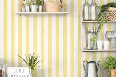 G45400 cikkszámú tapéta,  Galerie Smart Stripes 3 tapéta katalógusából Csíkos,fehér,sárga,illesztés mentes,súrolható,vlies tapéta