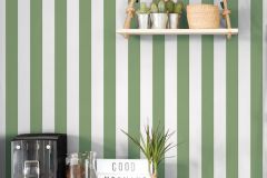G45401 cikkszámú tapéta,  Galerie Smart Stripes 3 tapéta katalógusából Csíkos,fehér,zöld,illesztés mentes,súrolható,vlies tapéta