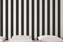 G67521 cikkszámú tapéta,  Galerie Smart Stripes 3 tapéta katalógusából Csíkos,fehér,fekete,illesztés mentes,súrolható,vlies tapéta