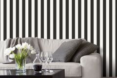 G67521 cikkszámú tapéta,  Galerie Smart Stripes 3 tapéta katalógusából Csíkos,fehér,fekete,illesztés mentes,súrolható,vlies tapéta