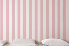 G67524 cikkszámú tapéta,  Galerie Smart Stripes 3 tapéta katalógusából Csíkos,fehér,pink-rózsaszín,illesztés mentes,súrolható,vlies tapéta