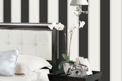 G67543 cikkszámú tapéta,  Galerie Smart Stripes 3 tapéta katalógusából Csíkos,fehér,fekete,szürke,illesztés mentes,súrolható,vlies tapéta