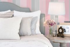 G67597 cikkszámú tapéta,  Galerie Smart Stripes 3 tapéta katalógusából Csíkos,pink-rózsaszín,szürke,illesztés mentes,súrolható,vlies tapéta