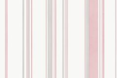 G68057 cikkszámú tapéta,  Galerie Smart Stripes 3 tapéta katalógusából Csíkos,fehér,pink-rózsaszín,szürke,illesztés mentes,súrolható,vlies tapéta