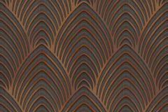 G68015 cikkszámú tapéta,  Galerie Utopia tapéta katalógusából 3d hatású,dekor,geometriai mintás,bronz,szürke,súrolható,vlies tapéta