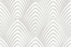 G68016 cikkszámú tapéta,  Galerie Utopia tapéta katalógusából 3d hatású,dekor,geometriai mintás,ezüst,fehér,súrolható,vlies tapéta