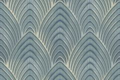 G68020 cikkszámú tapéta,  Galerie Utopia tapéta katalógusából 3d hatású,dekor,geometriai mintás,ezüst,türkiz,súrolható,vlies tapéta