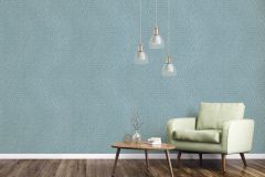 G68025 cikkszámú tapéta,  Galerie Utopia tapéta katalógusából Textil hatású,textilmintás,türkiz,súrolható,vlies tapéta