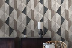 A65104 cikkszámú tapéta,  Grandeco Arcadia tapéta katalógusából Absztrakt,geometriai mintás,bézs-drapp,szürke,lemosható,vlies tapéta