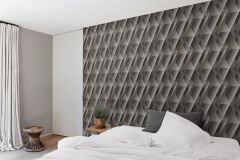 WL2601 cikkszámú tapéta,  Grandeco Wanderlust tapéta katalógusából 3d hatású,barna,kék,szürke,súrolható,vlies tapéta