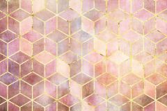 P092A-VD2 cikkszámú tapéta,  Komar Komar Pure tapéta katalógusából Geometriai mintás,arany,lila,pink-rózsaszín,vlies poszter, fotótapéta