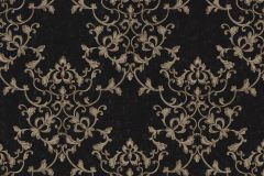 46508 cikkszámú tapéta,  Limonta Odea tapéta katalógusából Barokk-klasszikus,különleges felületű,arany,fekete,súrolható,vlies tapéta