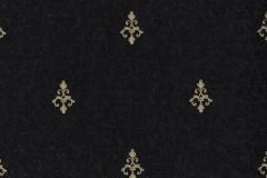 46608 cikkszámú tapéta,  Limonta Odea tapéta katalógusából Barokk-klasszikus,különleges felületű,arany,fekete,súrolható,vlies tapéta