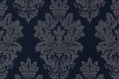 46904 cikkszámú tapéta,  Limonta Odea tapéta katalógusából Barokk-klasszikus,különleges felületű,textil hatású,kék,szürke,súrolható,vlies tapéta