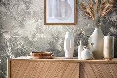 33302 cikkszámú tapéta,  Marburg Botanica tapéta katalógusából Metál-fényes,természeti mintás,virágmintás,ezüst,lemosható,vlies tapéta