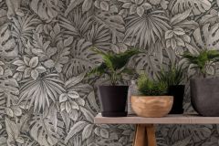33305 cikkszámú tapéta,  Marburg Botanica tapéta katalógusából Természeti mintás,virágmintás,barna,fekete,lemosható,vlies tapéta