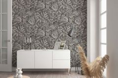 33305 cikkszámú tapéta,  Marburg Botanica tapéta katalógusából Természeti mintás,virágmintás,barna,fekete,lemosható,vlies tapéta