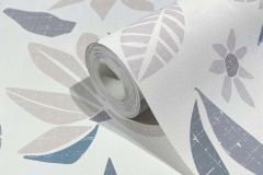 47468 cikkszámú tapéta,  Marburg Eden tapéta katalógusából Rajzolt,retro,virágmintás,bézs-drapp,szürke,lemosható,vlies tapéta