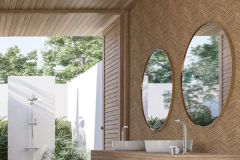 33377 cikkszámú tapéta,  Marburg Travertino tapéta katalógusából Geometriai mintás,barna,súrolható,vlies tapéta