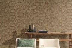 302300 cikkszámú tapéta,  Rasch Textil Contempo tapéta katalógusából Absztrakt,geometriai mintás,narancs-terrakotta,zöld,gyengén mosható,vlies tapéta