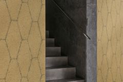 302621 cikkszámú tapéta,  Rasch Textil Contempo tapéta katalógusából Csillámos,geometriai mintás,bronz,gyengén mosható,vlies tapéta