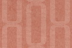 301778 cikkszámú tapéta,  Rasch Textil Linen House tapéta katalógusából Geometriai mintás,metál-fényes,piros-bordó,gyengén mosható,vlies tapéta