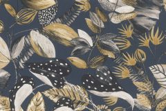 300818 cikkszámú tapéta,  Rasch Textil Moana tapéta katalógusából Természeti mintás,fehér,kék,sárga,gyengén mosható,vlies tapéta