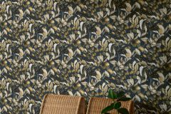 300818 cikkszámú tapéta,  Rasch Textil Moana tapéta katalógusából Természeti mintás,fehér,kék,sárga,gyengén mosható,vlies tapéta