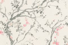 295879 cikkszámú tapéta,  Rasch Textil Sakura tapéta katalógusából Virágmintás,pink-rózsaszín,szürke,gyengén mosható,vlies tapéta