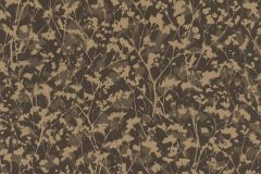 720754 cikkszámú tapéta,  Rasch Amara tapéta katalógusából Természeti mintás,textil hatású,virágmintás,barna,bézs-drapp,fekete,lemosható,vlies tapéta