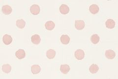252019 cikkszámú tapéta,  Rasch Bambino XIX tapéta katalógusából Pöttyös,pink-rózsaszín,gyengén mosható,illesztés mentes,vlies tapéta