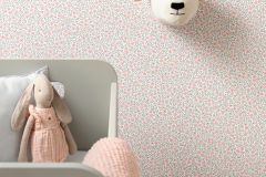253122 cikkszámú tapéta,  Rasch Bambino XIX tapéta katalógusából Virágmintás,pink-rózsaszín,gyengén mosható,vlies tapéta