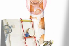 253306 cikkszámú tapéta,  Rasch Bambino XIX tapéta katalógusából állatok,barna,gyengén mosható,vlies panel, fotótapéta