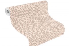 410662 cikkszámú tapéta,  Rasch Beachhouse tapéta katalógusából Geometriai mintás,textil hatású,textilmintás,fehér,pink-rózsaszín,lemosható,vlies tapéta