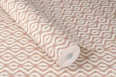 410662 cikkszámú tapéta,  Rasch Beachhouse tapéta katalógusából Geometriai mintás,textil hatású,textilmintás,fehér,pink-rózsaszín,lemosható,vlies tapéta