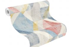 311938 cikkszámú tapéta,  Rasch Color Your Life tapéta katalógusából Absztrakt,kék,piros-bordó,sárga,szürke,lemosható,vlies tapéta