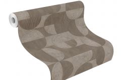 521368 cikkszámú tapéta,  Rasch Concrete tapéta katalógusából Geometriai mintás,barna,lemosható,vlies tapéta
