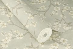 456752 cikkszámú tapéta,  Rasch Country Charme tapéta katalógusából Természeti mintás,textil hatású,virágmintás,bézs-drapp,szürke,lemosható,vlies tapéta