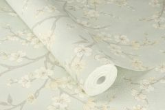 456769 cikkszámú tapéta,  Rasch Country Charme tapéta katalógusából Természeti mintás,textil hatású,virágmintás,bézs-drapp,szürke,lemosható,vlies tapéta
